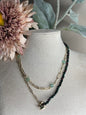 ketting set ster dark green