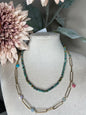 ketting setje turquoise